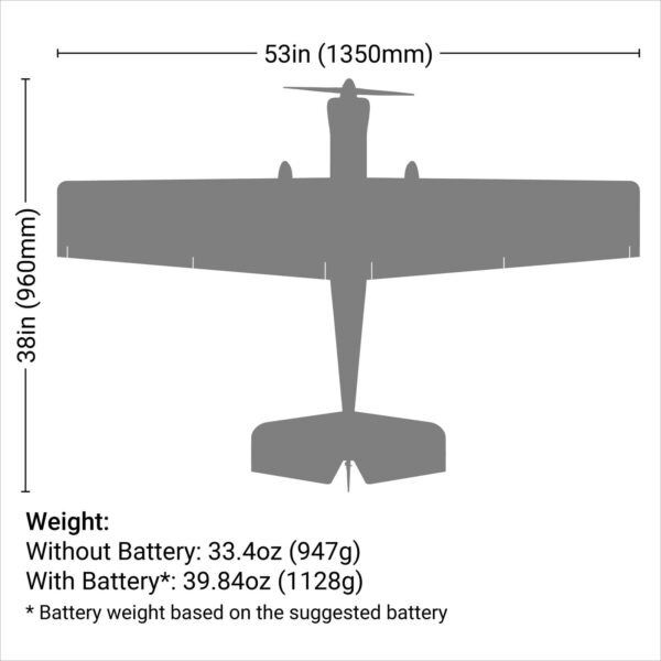 Valiant 1.3m BNF Basic with AS3X and SAFE Select - Image 5